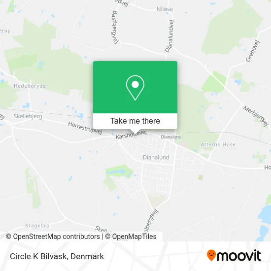 Circle K Bilvask map