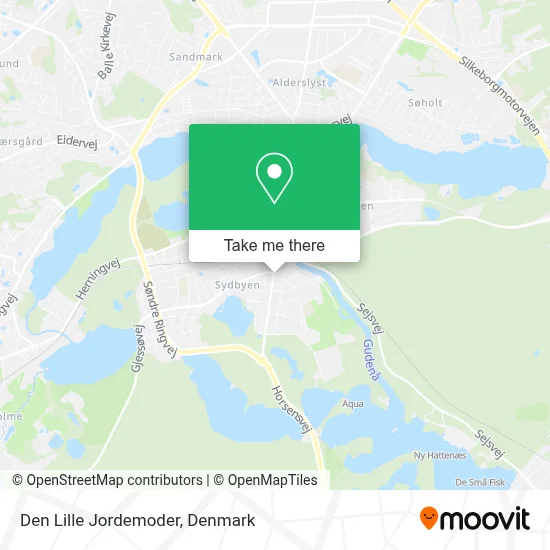Den Lille Jordemoder map