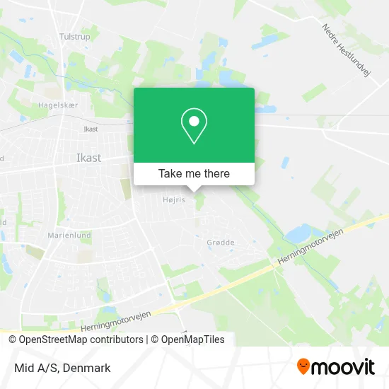 Mid A/S map