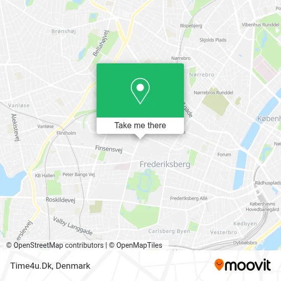 Time4u.Dk map
