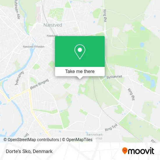 Dorte's Sko map