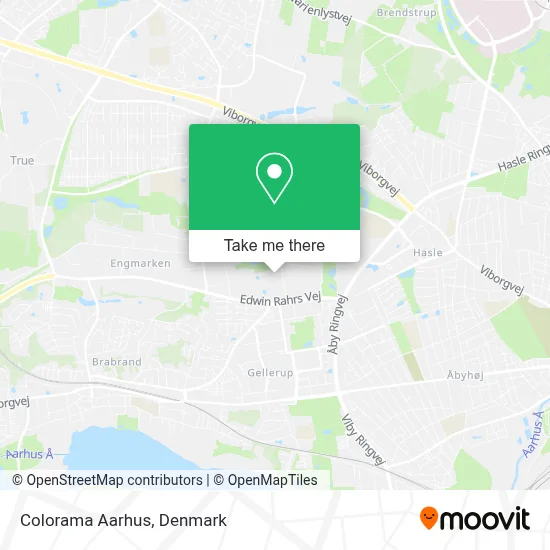 Colorama Aarhus map
