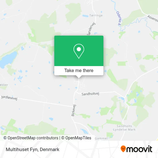 Multihuset Fyn map