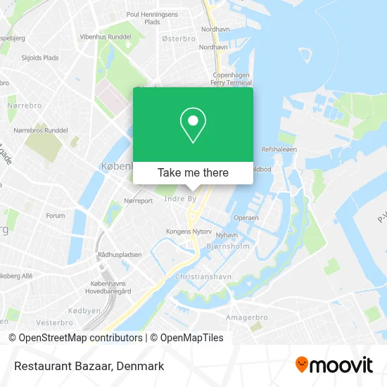 Restaurant Bazaar map