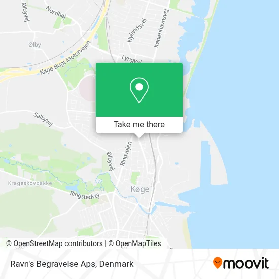 Ravn's Begravelse Aps map