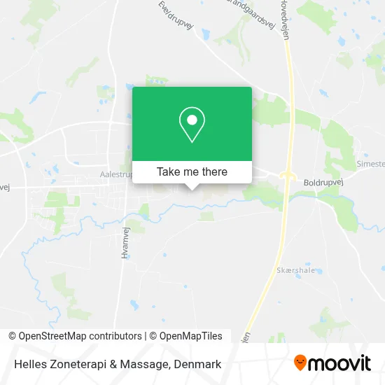 Helles Zoneterapi & Massage map