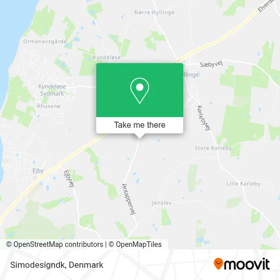 Simodesigndk map