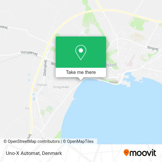 Uno-X Automat map