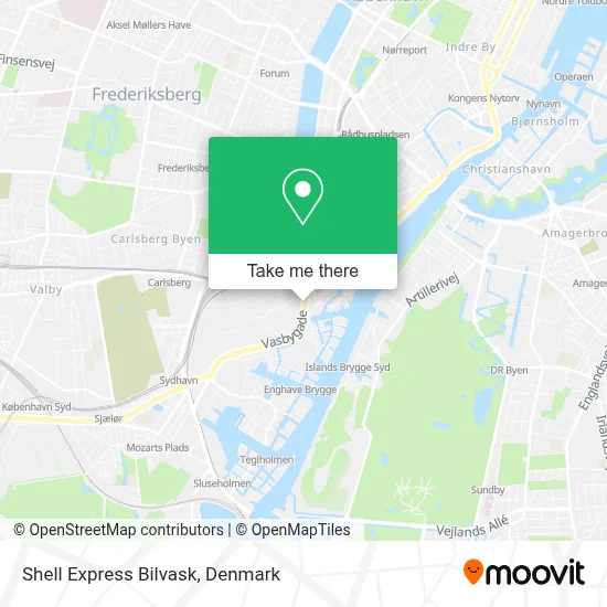 Shell Express Bilvask map