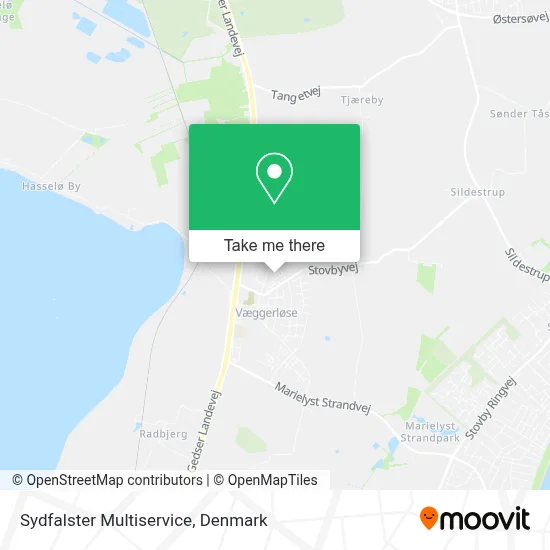 Sydfalster Multiservice map