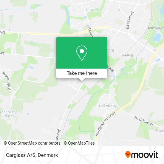 Carglass A/S map
