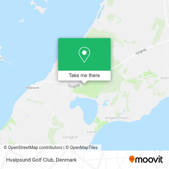 Hvalpsund Golf Club map