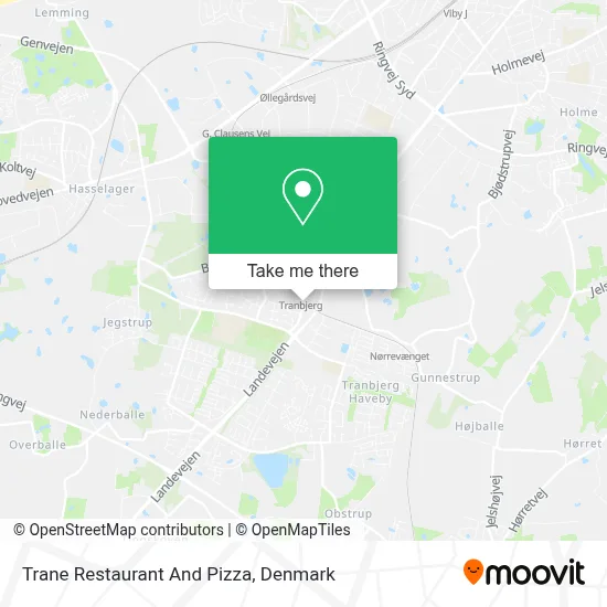Trane Restaurant And Pizza map