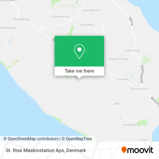 St. Rise Maskinstation Aps map