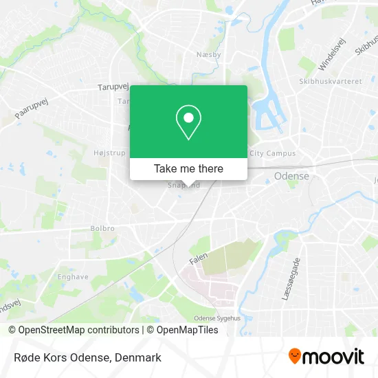 Røde Kors Odense map