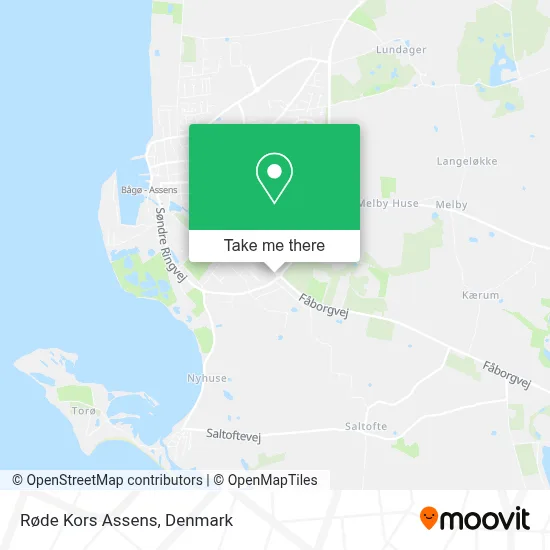 Røde Kors Assens map
