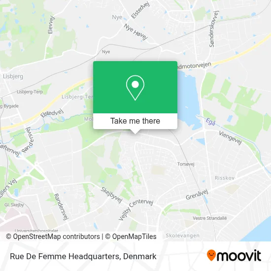 Rue De Femme Headquarters map