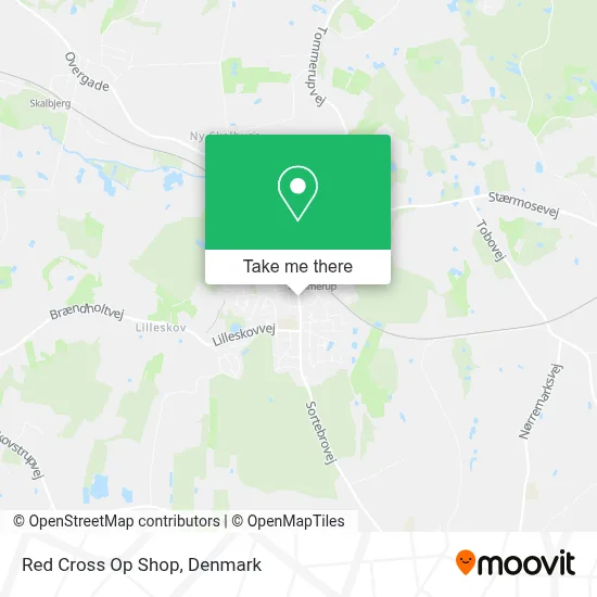 Red Cross Op Shop map