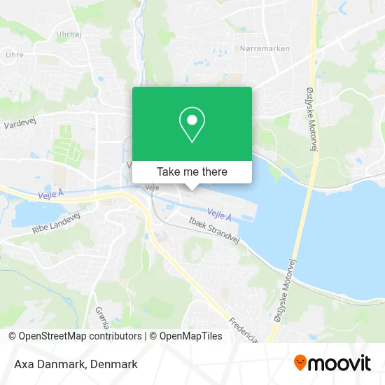 Axa Danmark map