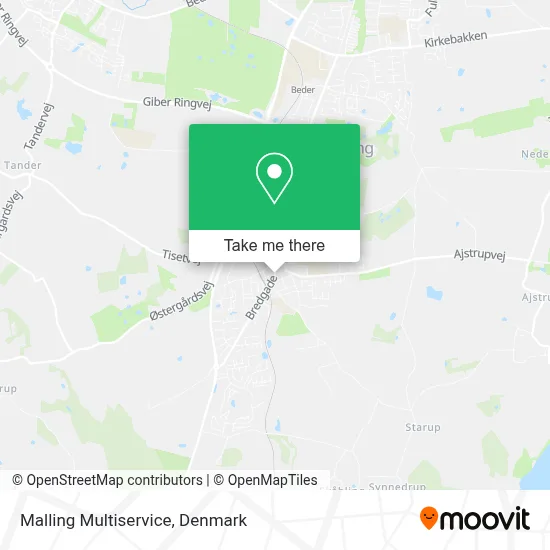 Malling Multiservice map
