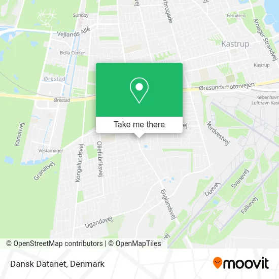Dansk Datanet map