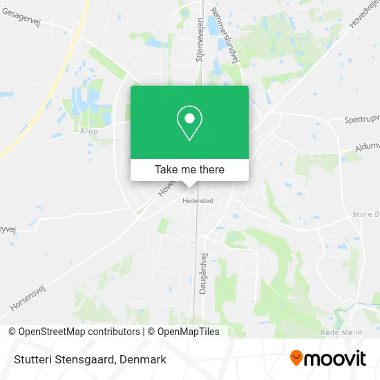 Stutteri Stensgaard map
