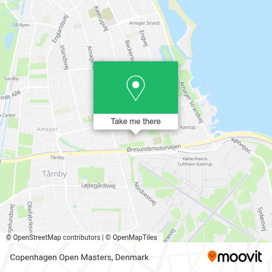 Copenhagen Open Masters map