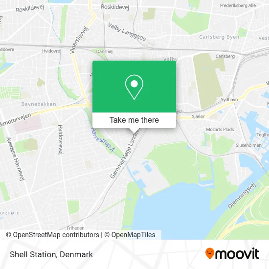 Shell Station map
