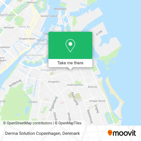 Derma Solution Copenhagen map