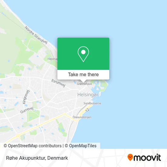Røhe Akupunktur map