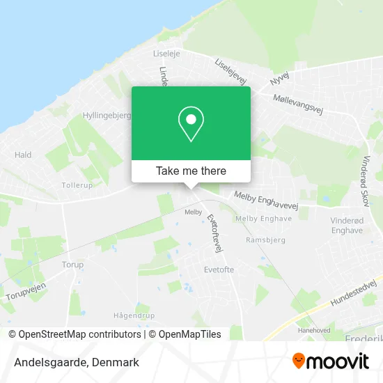 Andelsgaarde map