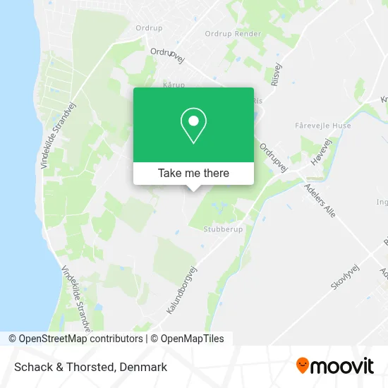 Schack & Thorsted map