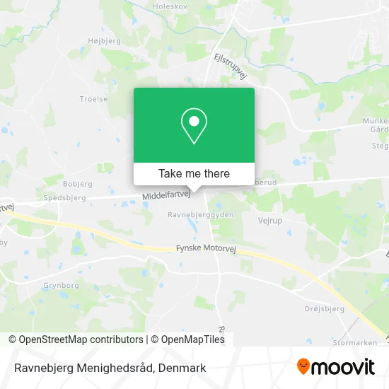 Ravnebjerg Menighedsråd map