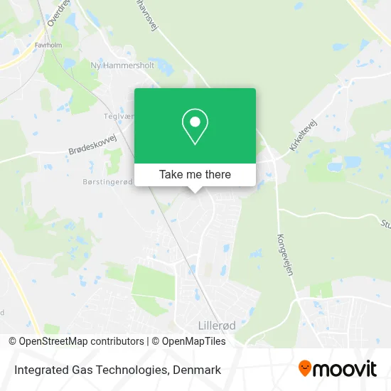 Integrated Gas Technologies map
