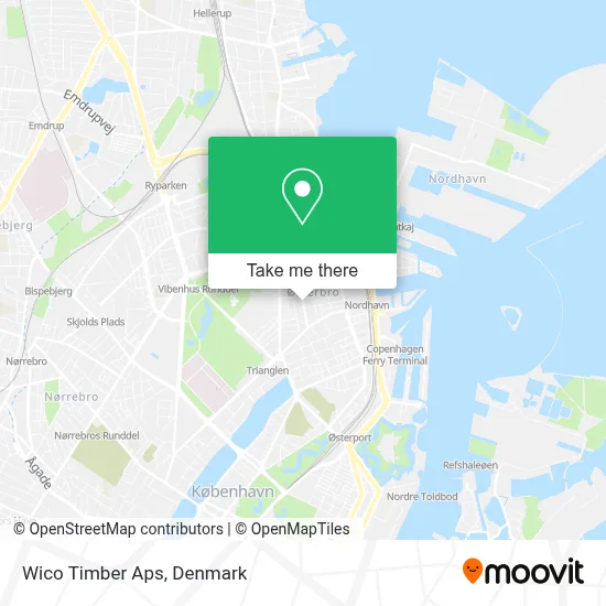 Wico Timber Aps map