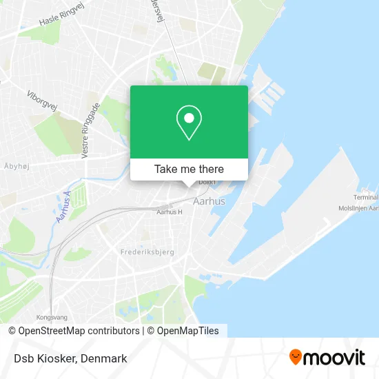 Dsb Kiosker map