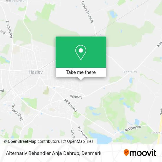 Alternativ Behandler Anja Dahrup map
