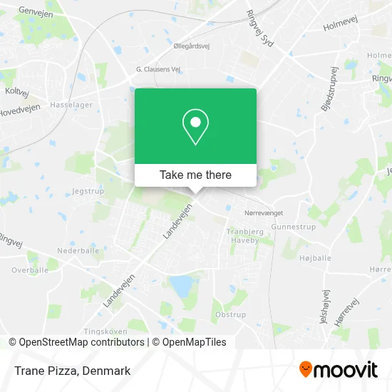 Trane Pizza map