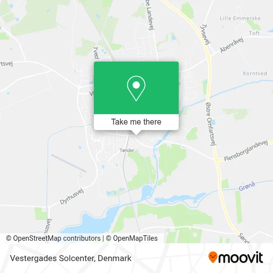 Vestergades Solcenter map