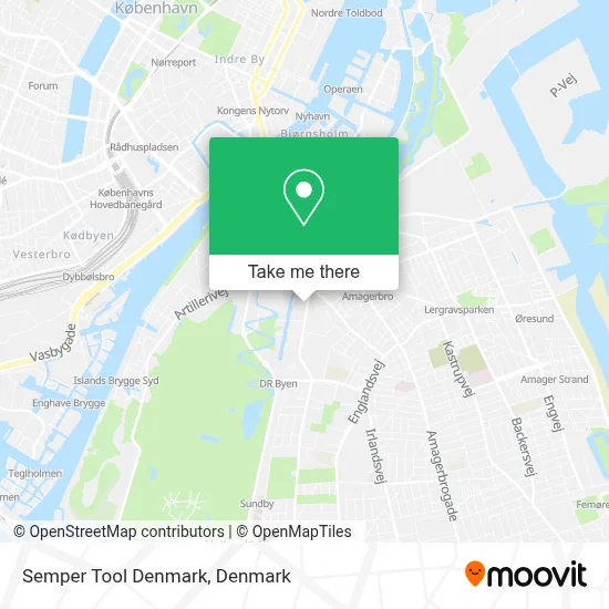 Semper Tool Denmark map