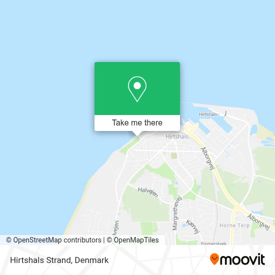 Hirtshals Strand map