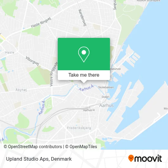 Upland Studio Aps map