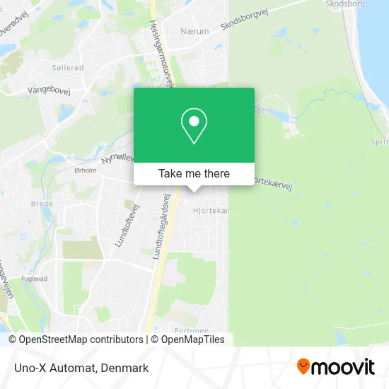Uno-X Automat map