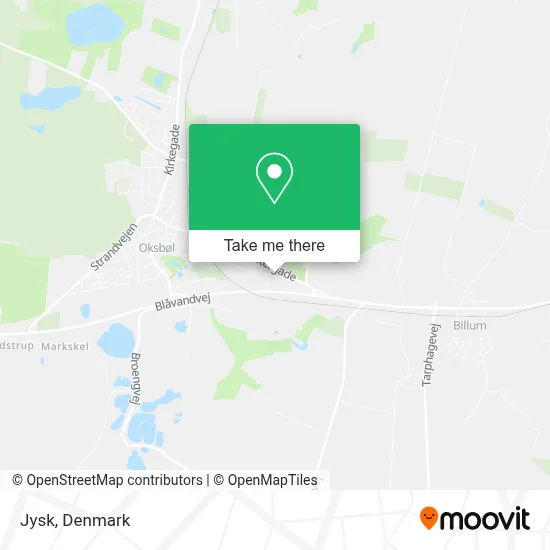 Jysk map