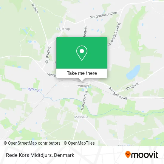 Røde Kors Midtdjurs map