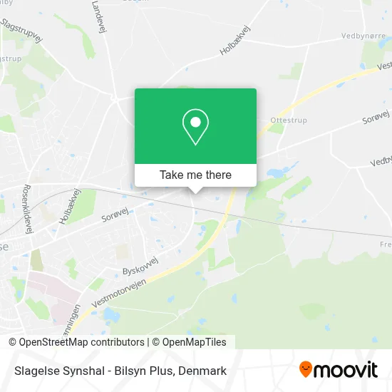 Slagelse Synshal - Bilsyn Plus map