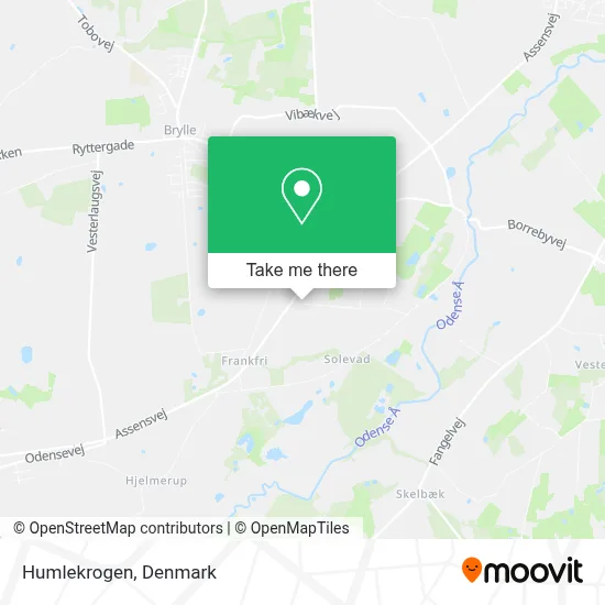 Humlekrogen map