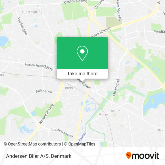 Andersen Biler A/S map