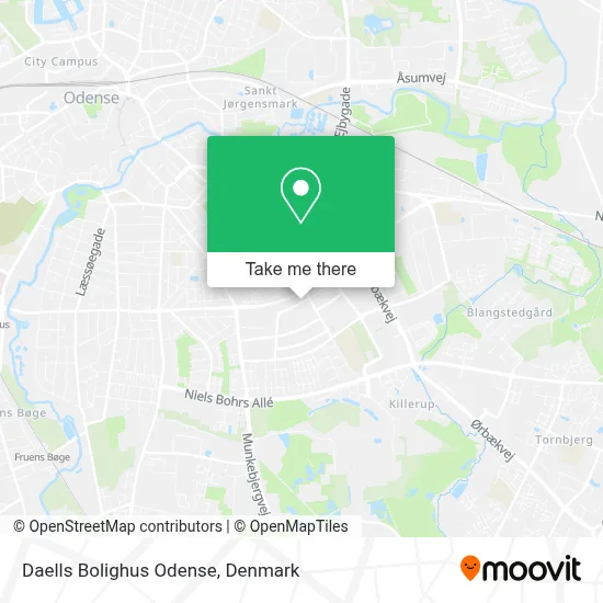 Daells Bolighus Odense map
