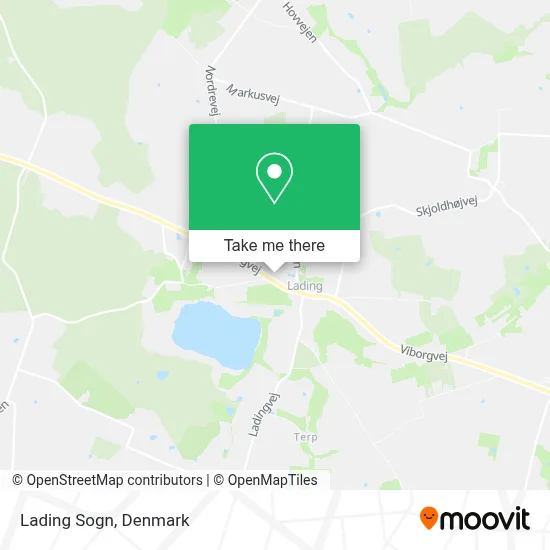 Lading Sogn map